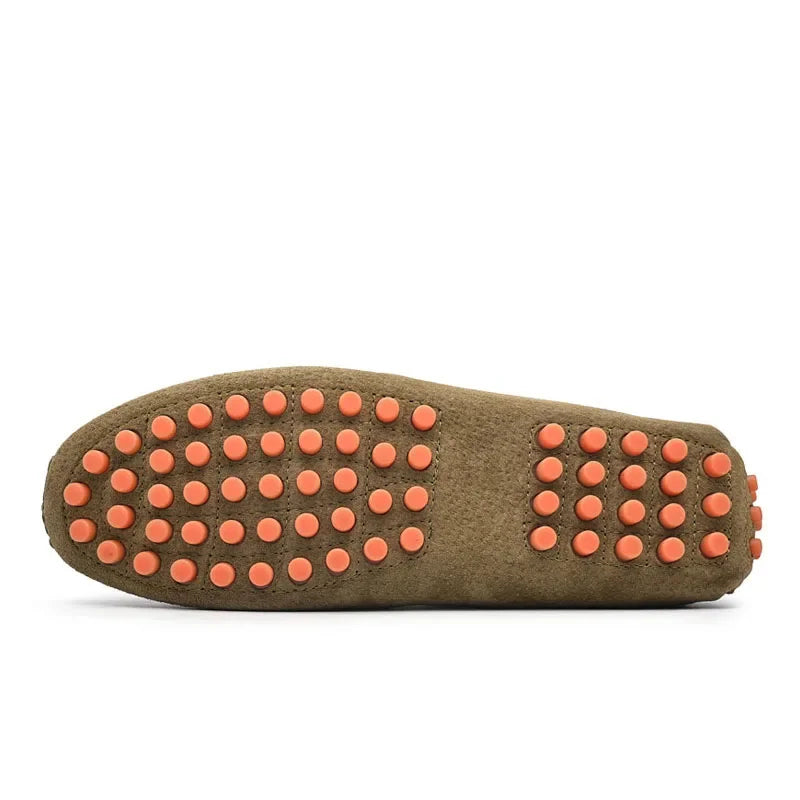 Burnt Orange Moccasin Loafers