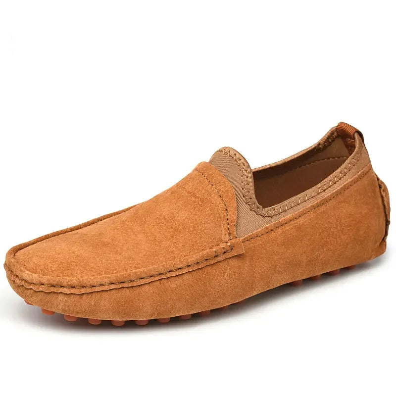 Burnt Orange Moccasin Loafers