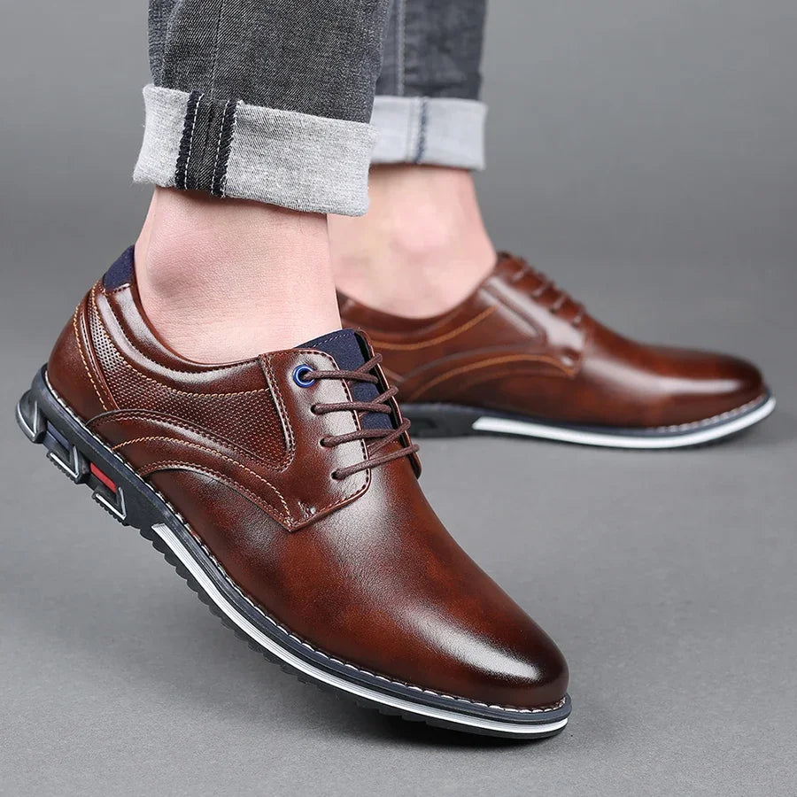 Premium Brown Leather Shoes