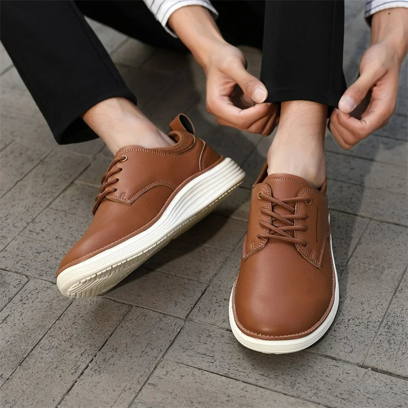 Chestnut Brown Leather Shoes