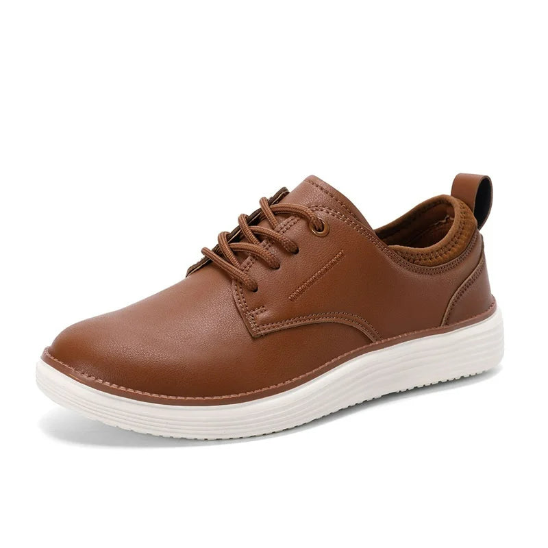 Chestnut Brown Leather Shoes