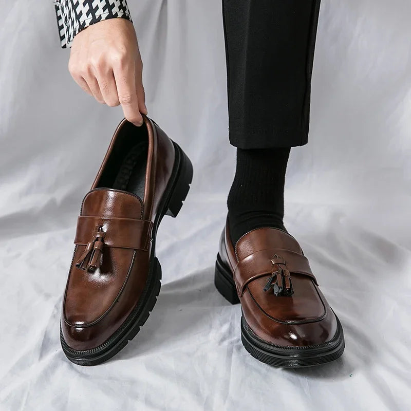 Classic Brown Leather Formal Shoes