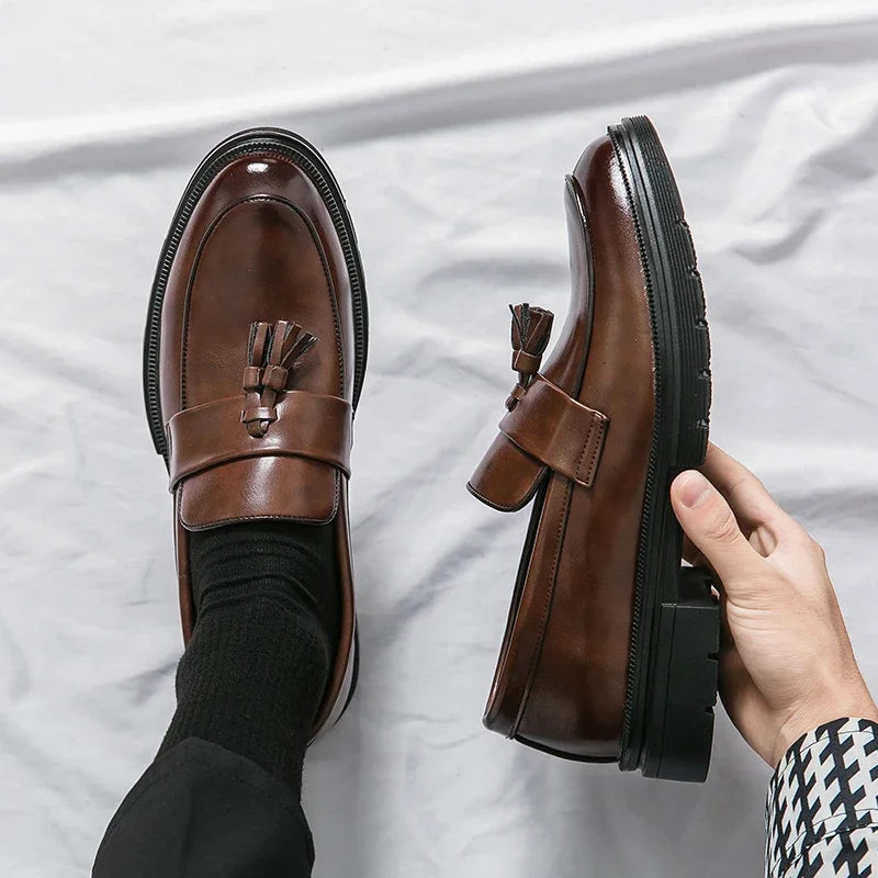 Classic Brown Leather Formal Shoes