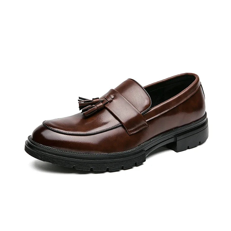 Classic Brown Leather Formal Shoes