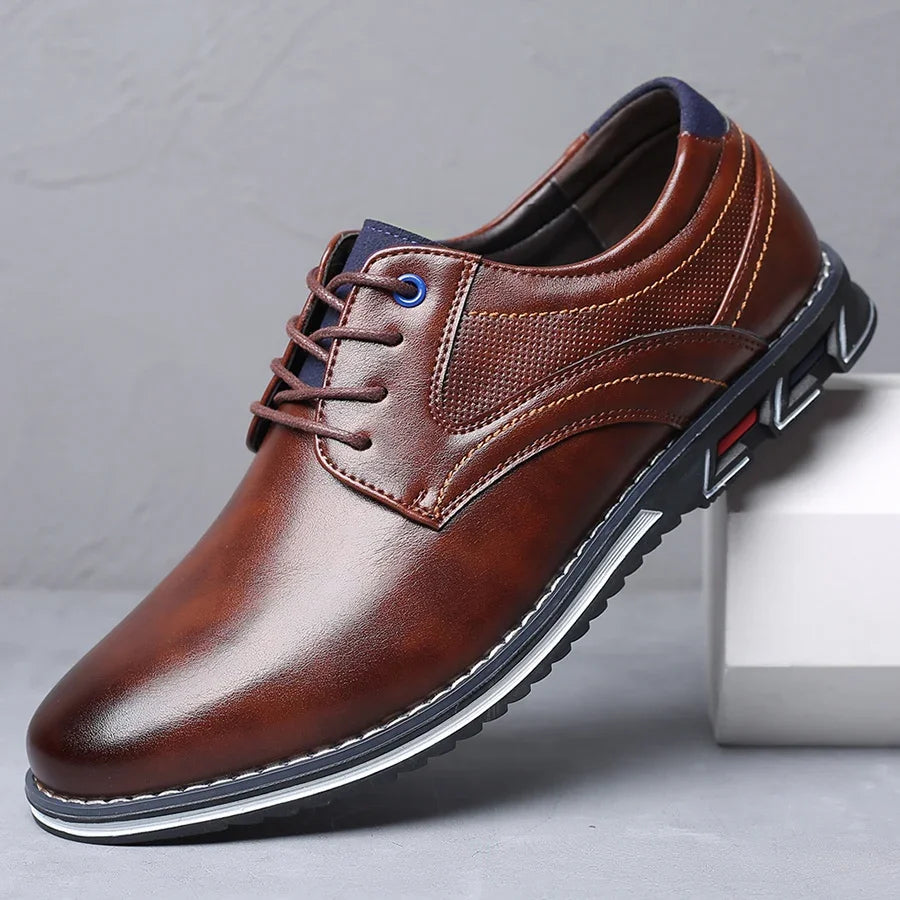 Premium Brown Leather Shoes